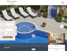 Tablet Screenshot of hotelvillachiquita.com